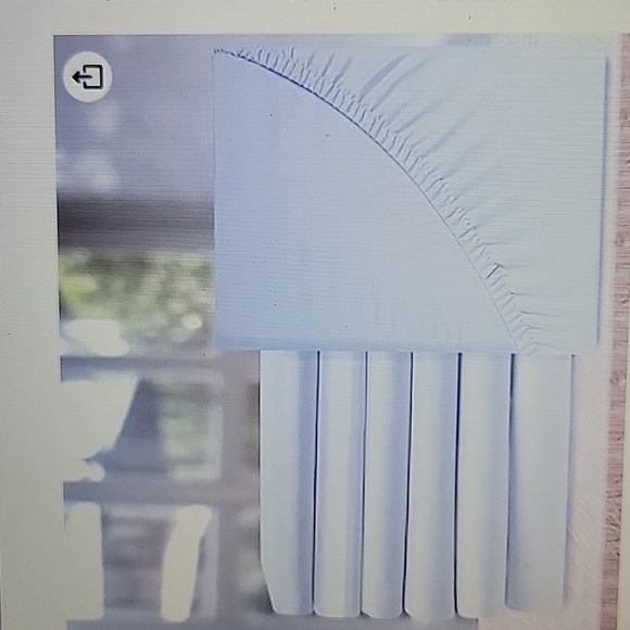 Elegant Comfort 6 pk fitted bottom sheets Twin/XL White wrinkle free 1500TC New… - Picture 6 of 6